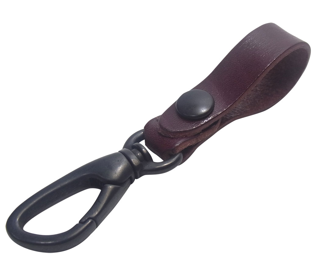 ★　CALEEレザーカラビナ CALEE - STUDS LEATHER ASSORT KEY RING <TYPE 1 > (BLACK D