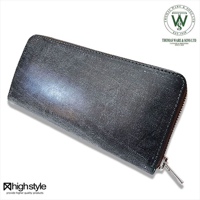 mollive HeavyOZ UKブライドルレザー　ラウンドジップウォレット LIMITED 100 UK BRIDLE LEATHER MID ROUND ZIP WALLET