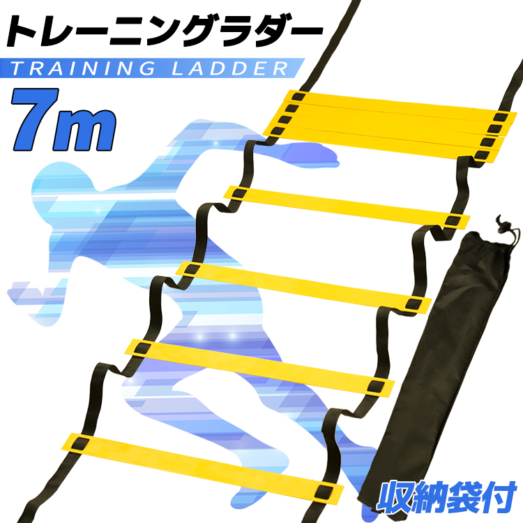 【送料無料】 3m トレーニングラダー ラダー アジリティ トレーニング ラダートレーニング 軽量 小学生 初心者 子供 収納袋  :ladder3m:CHAO チャオ 通販 