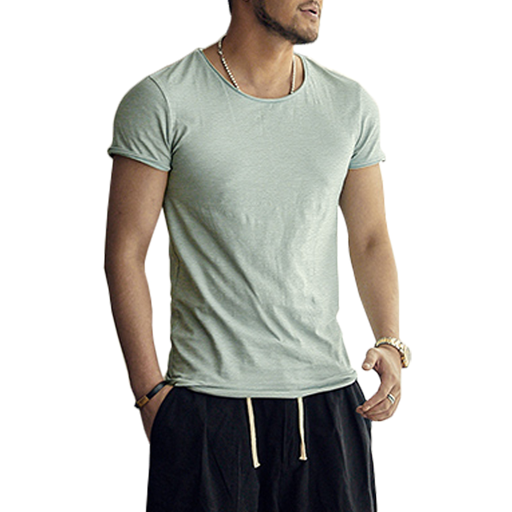 Tシャツ メンズ 半袖 タイト 無地 おしゃれ スリム フィット クルーネック ブランド ストレッチ 大きいサイズ カットオフ 切りっぱなし メンズファッション Mixt859 Chao チャオ 通販 Yahoo ショッピング