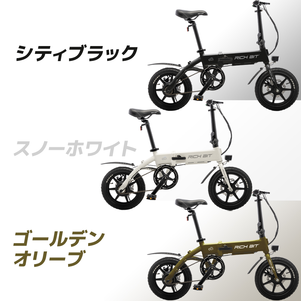 RICH BIT 電動アシスト自転車 折りたたみ RICHBIT CITY ASSIST e