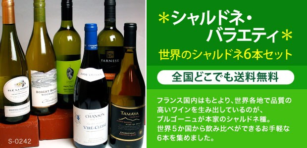 自然派 4本入り シャルドネ バラエティ ワールドシリーズ 世界の