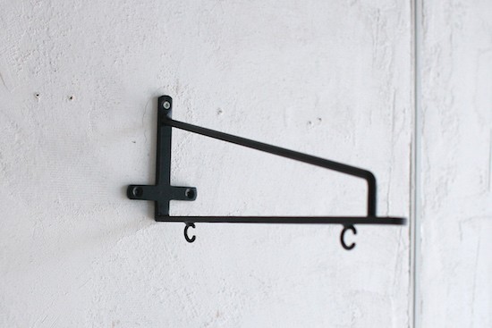 アイアンサイン用ブラケットのみ（黒） カフェの看板・サイン用金具