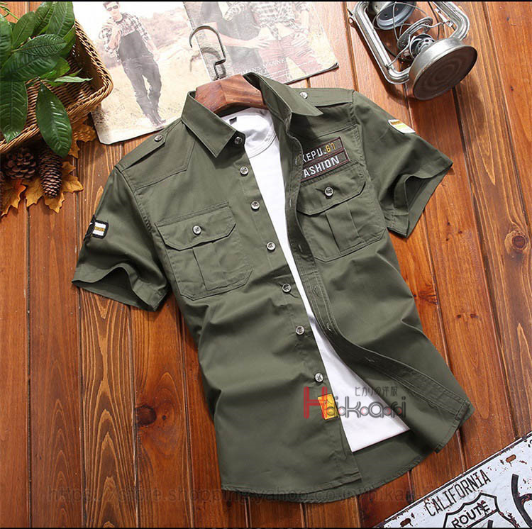 NEIGHBORHOOD 半袖シャツ　民族　ミリタリー　反転プリント　新品未使用 NEIGHBORHOOD ネイバーフッド 17AW MEMORIAL/C-SHIRT.SS 172UCNH