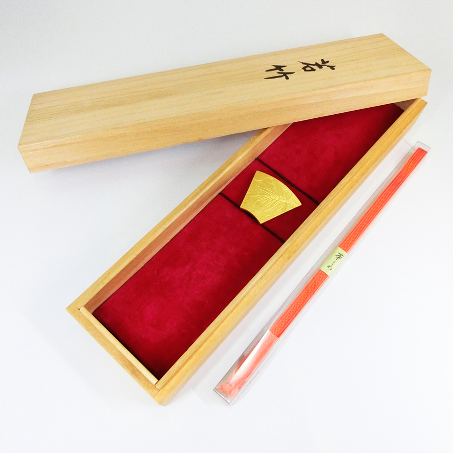 若竹｜帖佐美行：原型制作｜純金製帯留め 造幣局刻印品 : HIKARI