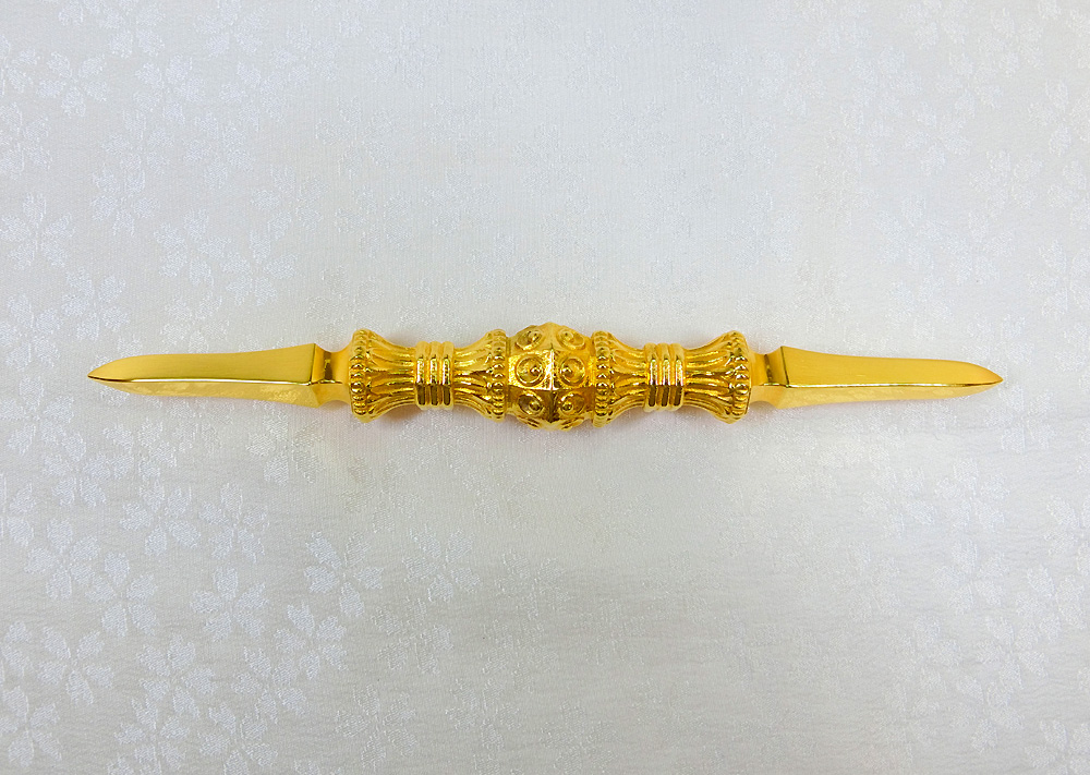 独鈷杵｜法具 銀製・金メッキ仕上げ : HIKARI GALLERYヤフー店 - 通販