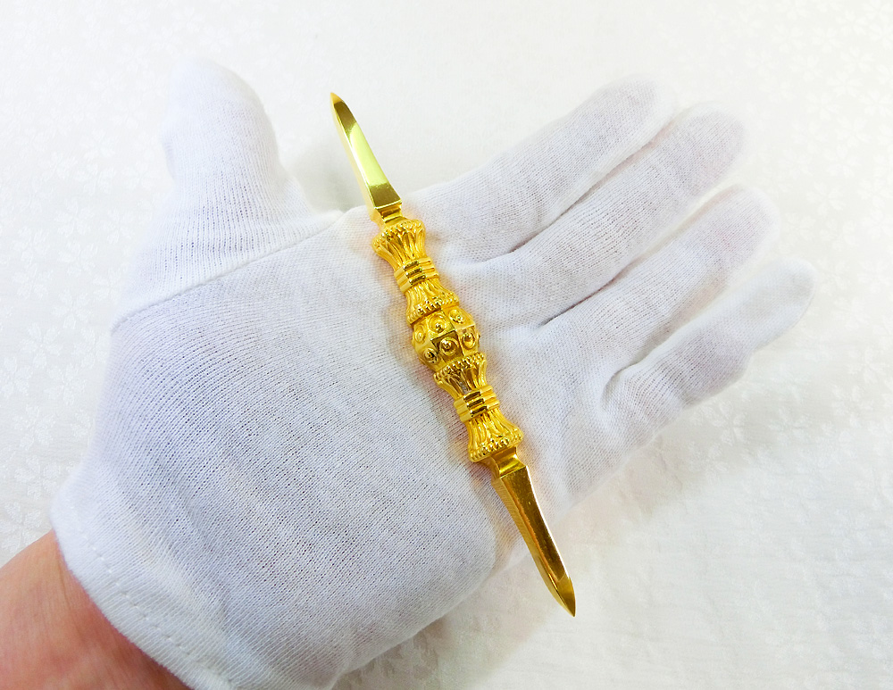 独鈷杵｜法具 銀製・金メッキ仕上げ : HIKARI GALLERYヤフー店 - 通販
