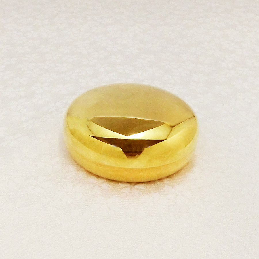 朱肉入れケース プレーン｜18金製 造幣局刻印品 : HIKARI GALLERY