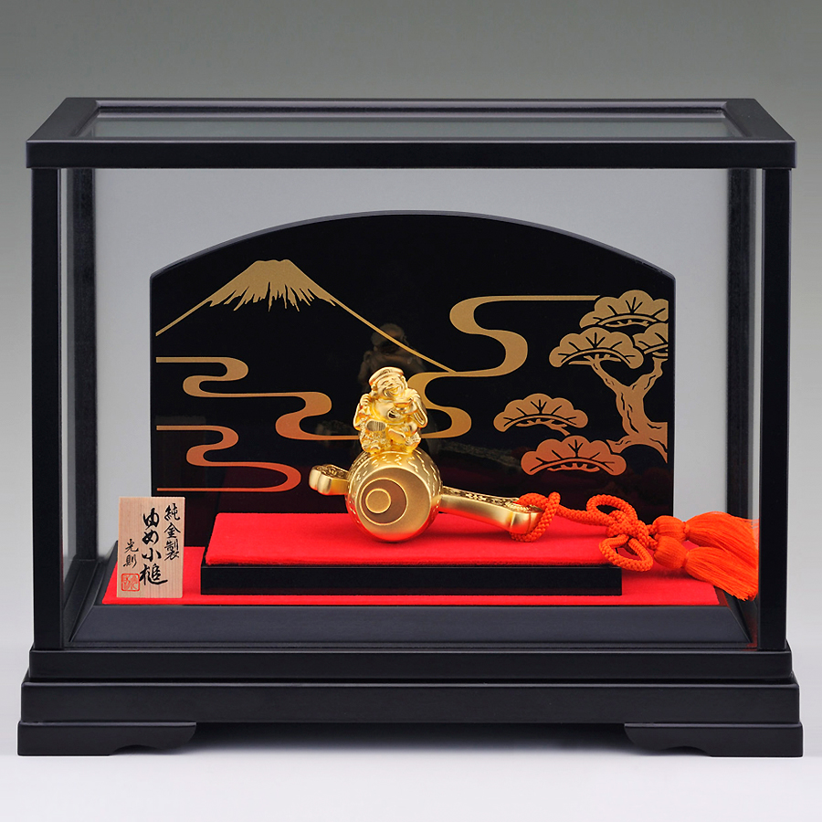 ゆめ小槌 大黒天｜置物 純金製 造幣局ホールマーク刻印品 : HIKARI