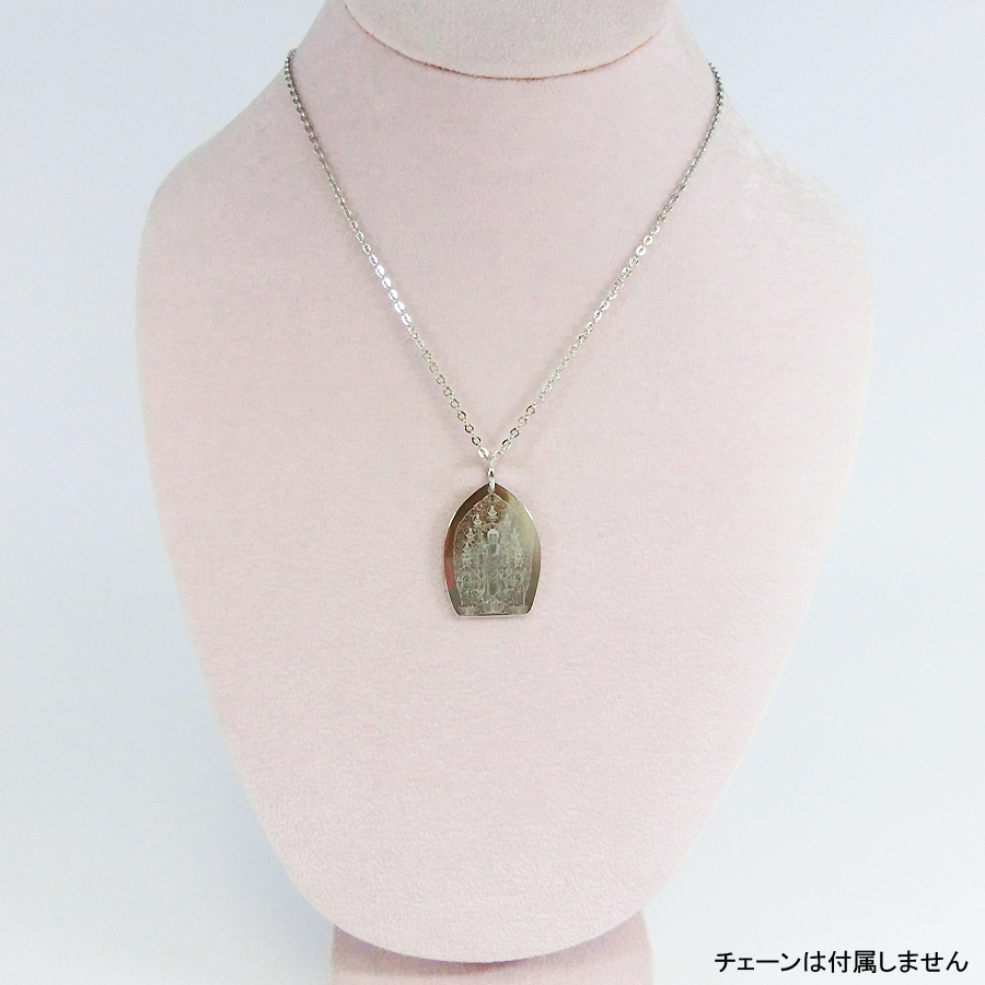 一光三尊 阿弥陀如来 観音菩薩 勢至菩薩｜ペンダントトップ 根付 銀製