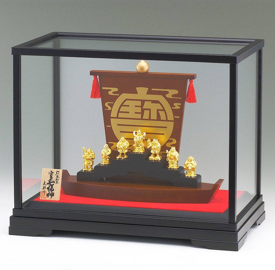 七福神 宝来 Sサイズ｜純金製ガラスケース : HIKARI GALLERY