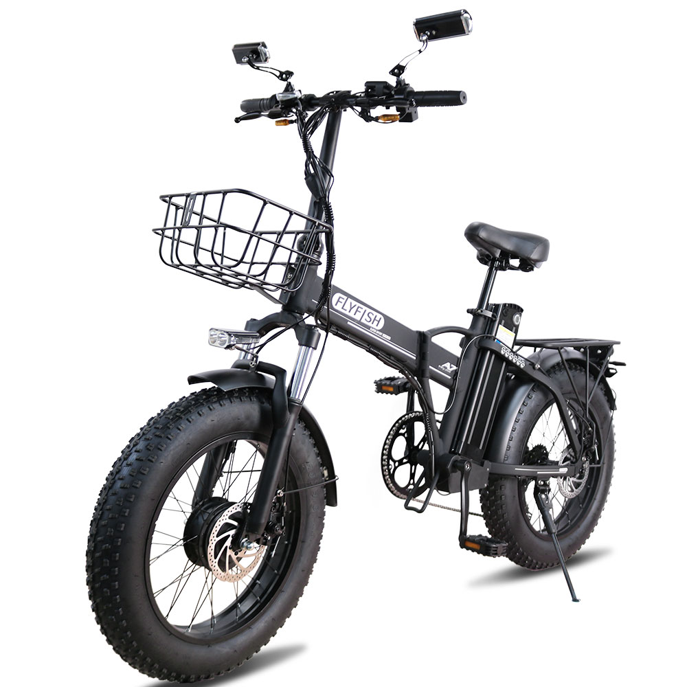 FLYFISH フル電動自転車 20インチ 48V15AH 7段変速 500W FATBIKE 電動自転車 折りたたみ 軽量 モペット型電動自転車  ファットバイク 電動 公道走行可能 免許必要 : ebike-20inch-500w-hkl : ライティング商店 - 通販 -  Yahoo!ショッピング