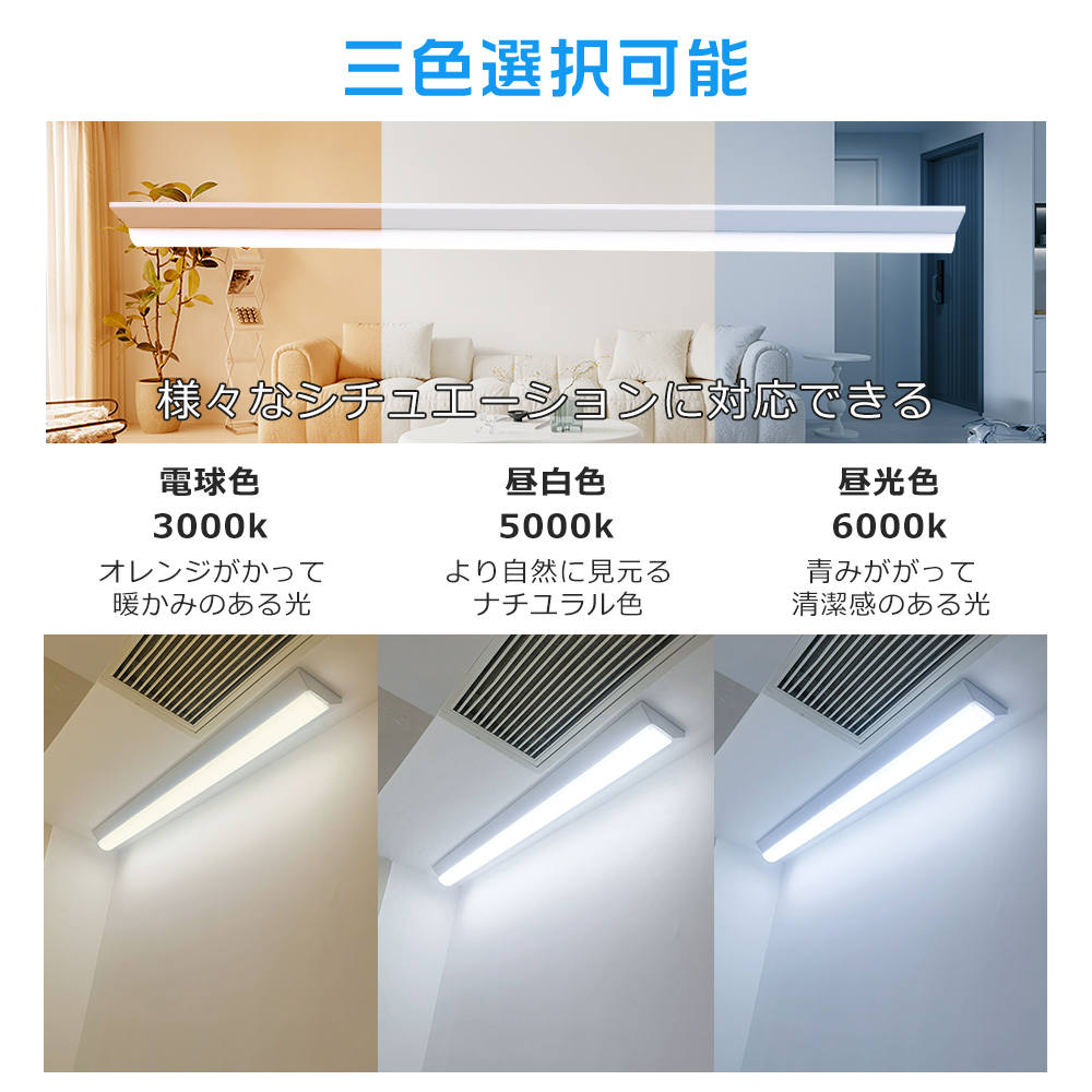光基@プロフ必読ページ 買ったらお得！!】逆富士型LED ベースライト 20W型 器具一体型