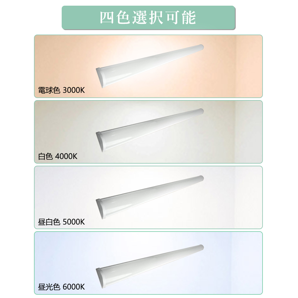 20本セット】ledベースライト 40w型2灯相当 50W 10000LM led 蛍光灯 