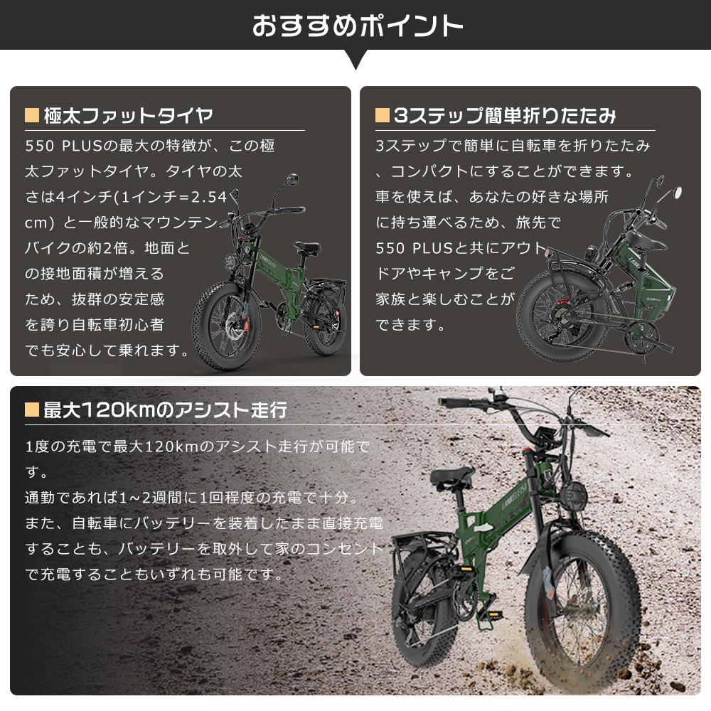 フル電動自転車 最強 1000W 20インチ 48V 15AH 7段変速 最大走行距離120km FATBIKE 電動自転車 折りたたみ 軽量  モペット ファットバイク 公道走行可能 免許必要