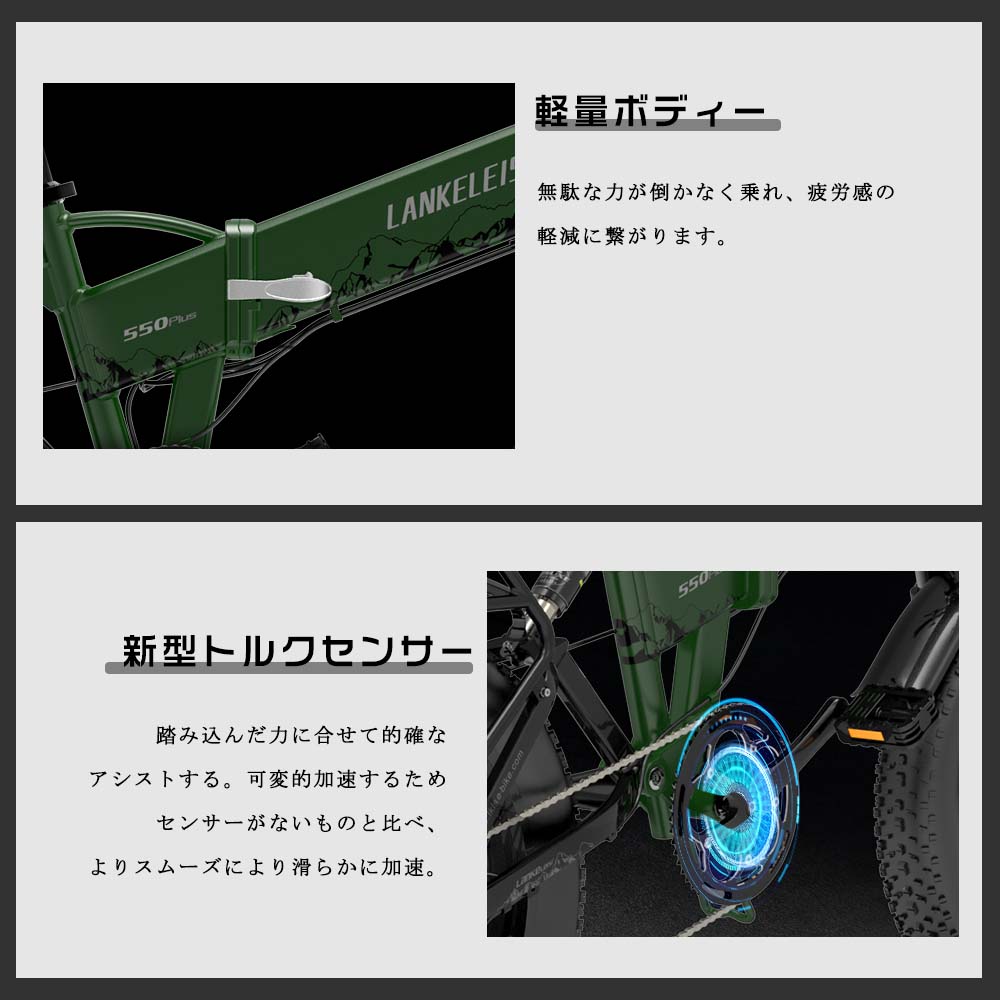 アクセル付き電動自転車 折りたたみ フル電動自転車 モペット