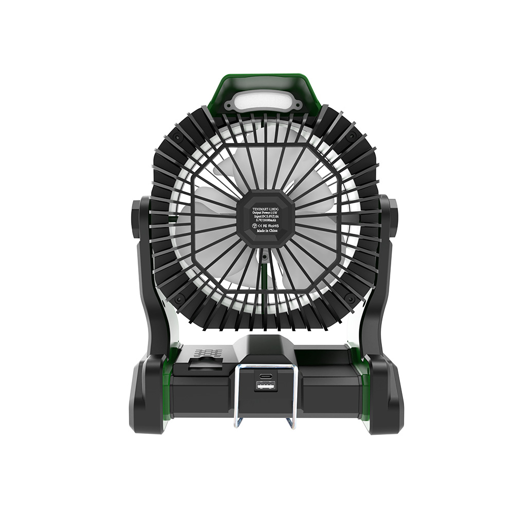 ✨新品未使用✨扇風機 キャンプ扇風機✨LEDライト付き✨吊り下げ 卓上 防災 20000mAhバッテリー ・72時間連続使用】キャンプ 扇風機 充電式扇風機