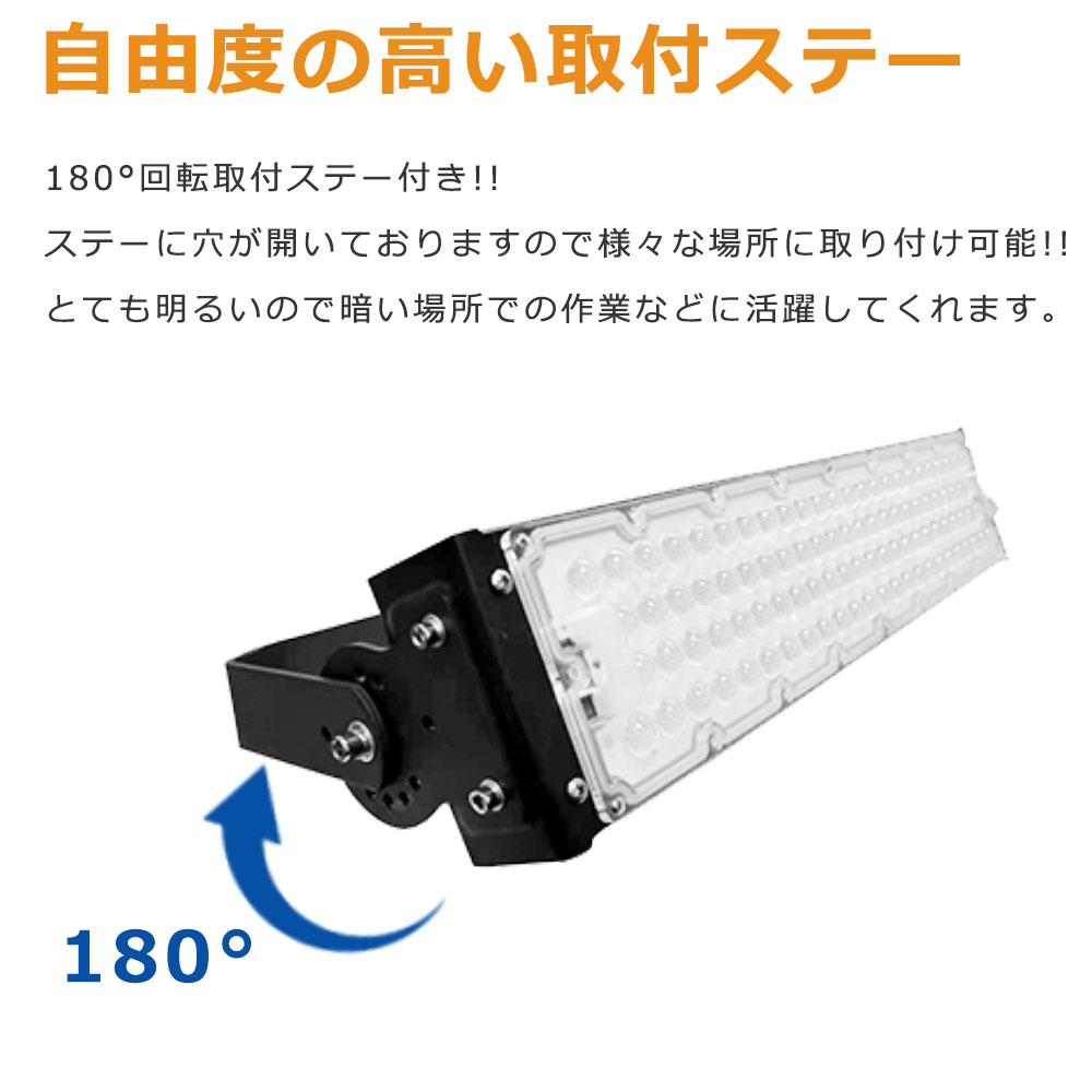 LED 作業灯 LED投光器 300W 3000W相当 超爆光60000LM IP65