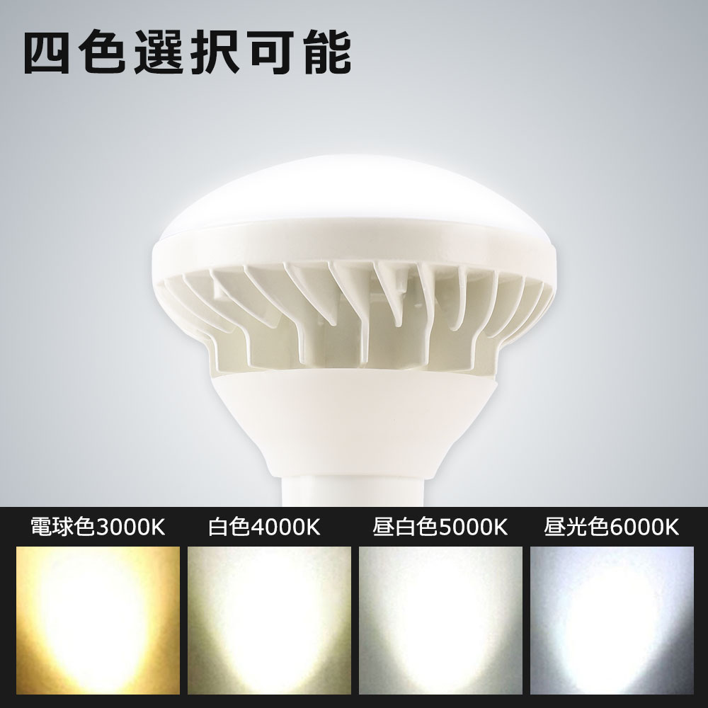 【2個セット】LEDバラストレス水銀灯 300W相当 PAR38 25W 