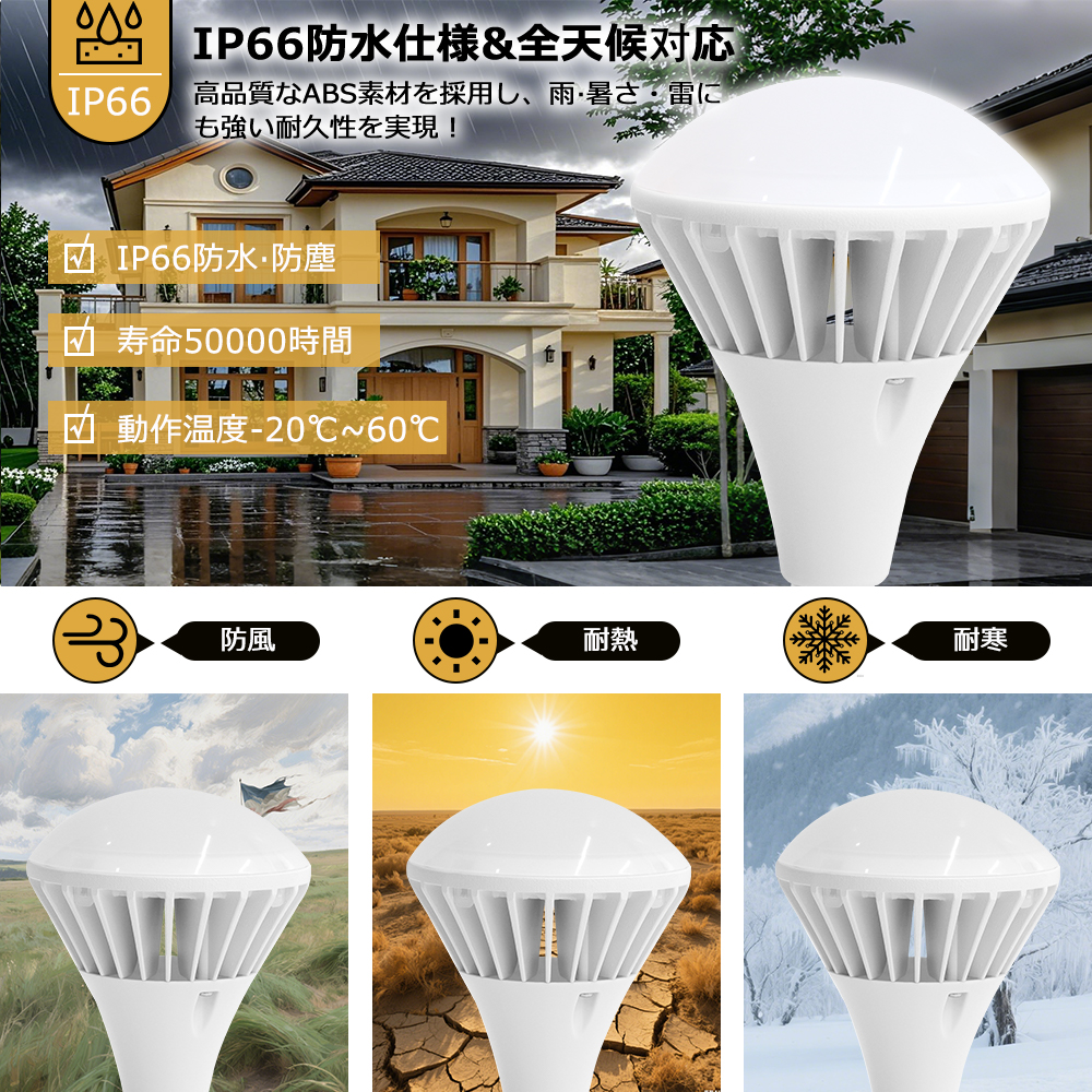 30個セット LEDバラストレス水銀灯 E39 100W 1000W形相当 20000LM