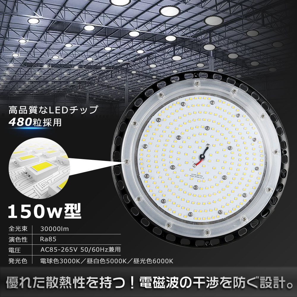 LED投光器 150W 昼白色 投光器 LED 屋外 看板 LED高天井照明器具 高