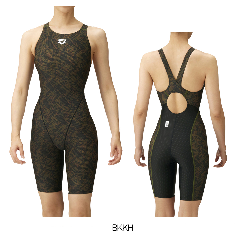 競泳水着 レディース アリーナ fina承認 ARENA スパッツ 着やストラップ AQUA STRIPE-D 2023年春夏モデル ARN-3066W(9195円)