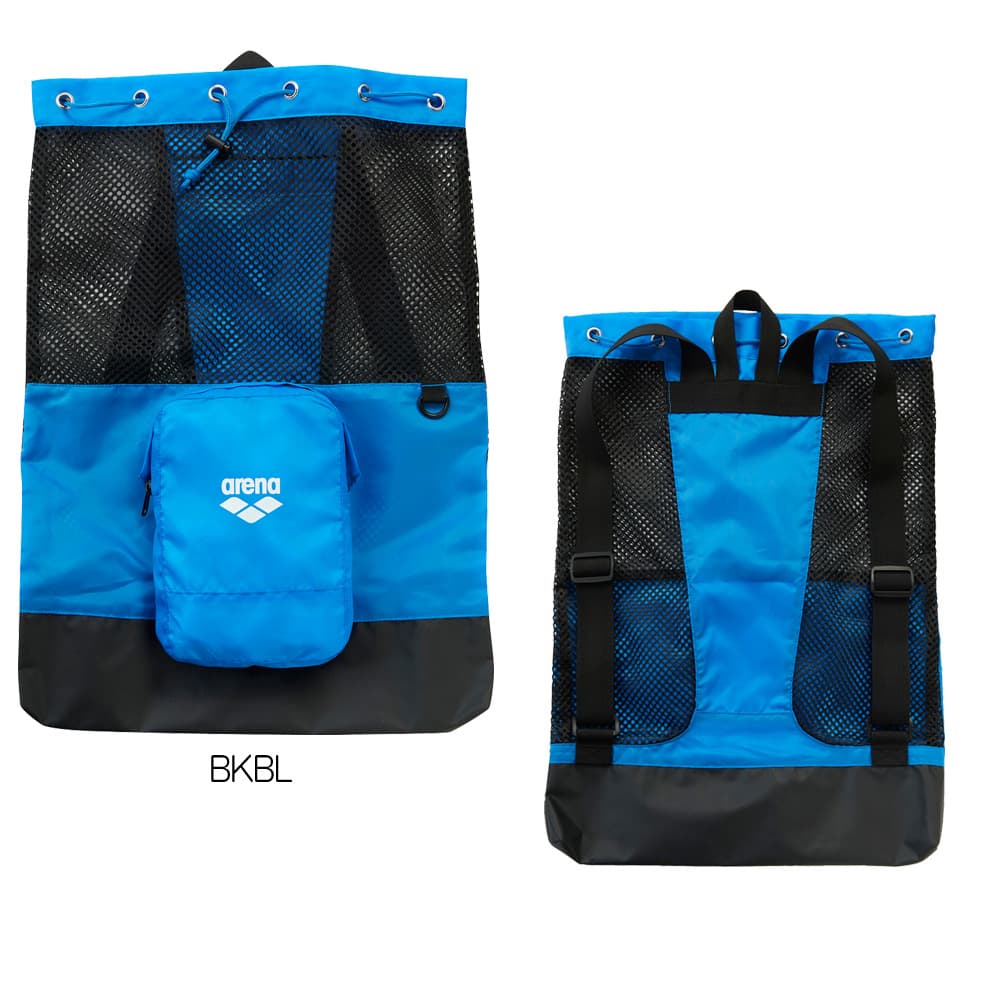 アリーナ ARENA 水泳 メッシュバックパック リュック スイミングバッグ ナップサック ナップザック スポーツバッグ AS4FBP15U 関連画像3