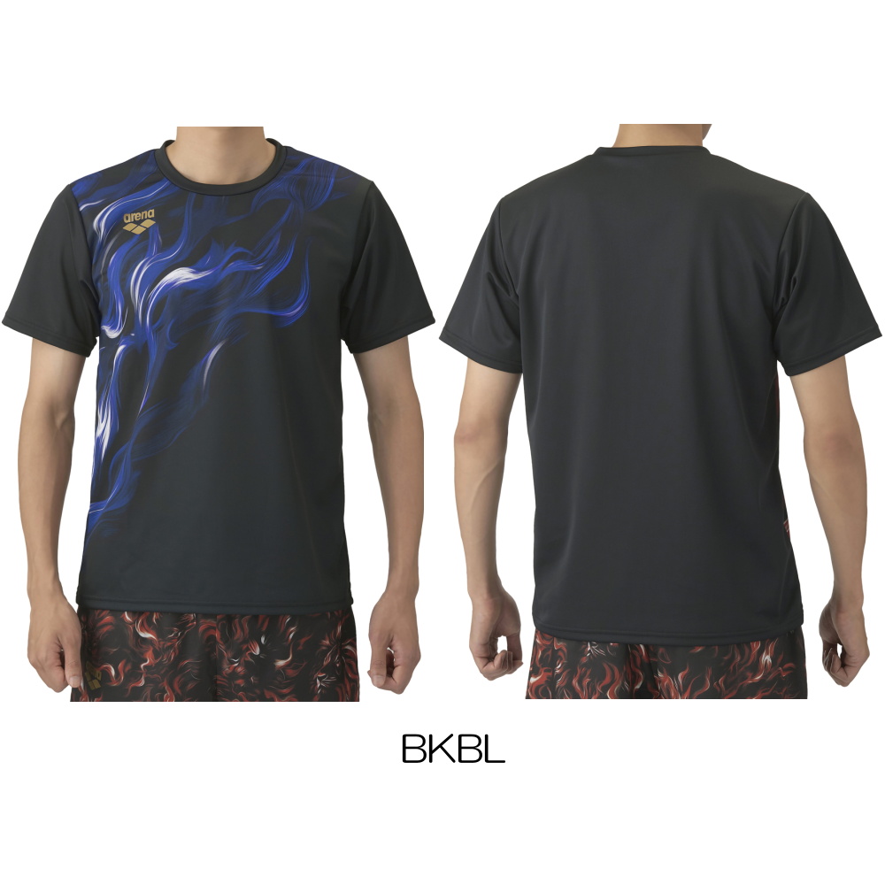 アリーナ ARENA Tシャツ 半袖 ユニセックス メンズ レディース スポーツアパレル トレーニング 水泳 arena INDOMITUS AS5FHTS1U | アリーナ | 02