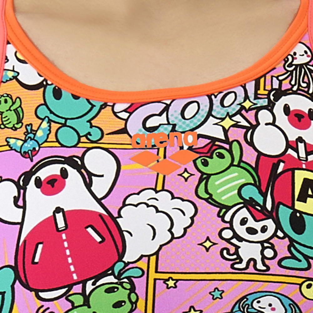 アリーナ ARENA 競泳水着 練習用水着 レディース トレーニングワンピース オープンバック タフスーツ アリーナ君 タフスキンEP 競泳練習水着 2025年秋冬モデル | アリーナ | 09