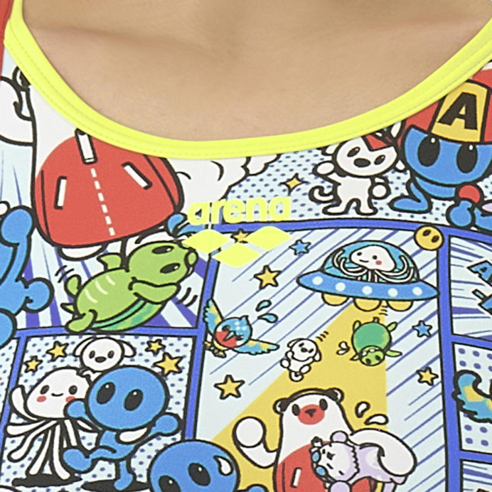 アリーナ ARENA 競泳水着 練習用水着 レディース トレーニングワンピース オープンバック タフスーツ アリーナ君 タフスキンEP 競泳練習水着 2025年秋冬モデル | アリーナ | 08