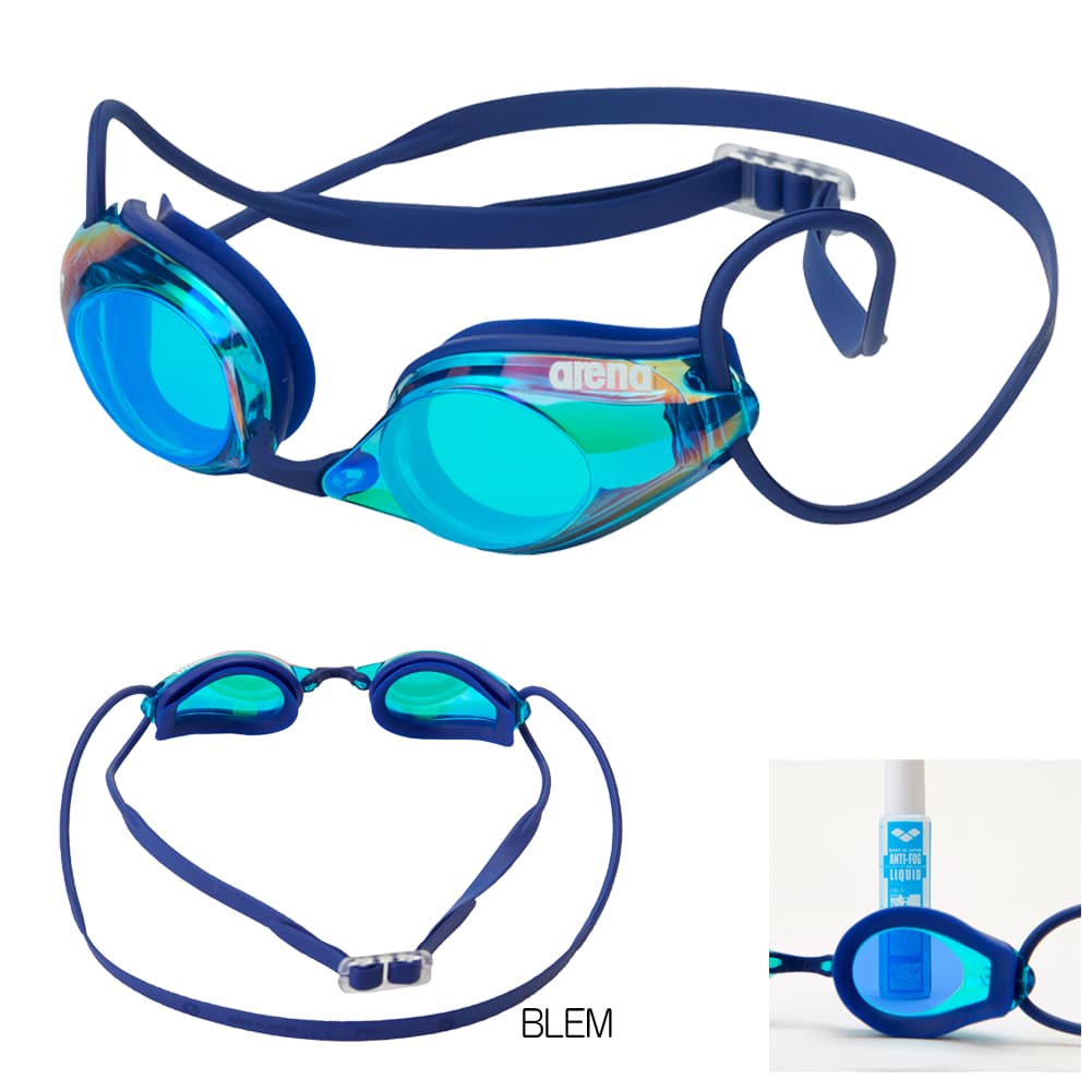 アリーナ（arena） 水泳 レーシングゴーグル スプラッシュ ミラー