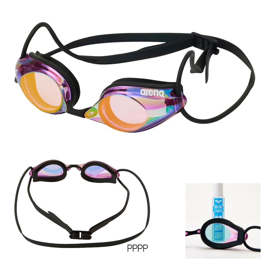 アリーナ（arena） 水泳 レーシングゴーグル スプラッシュ ミラー
