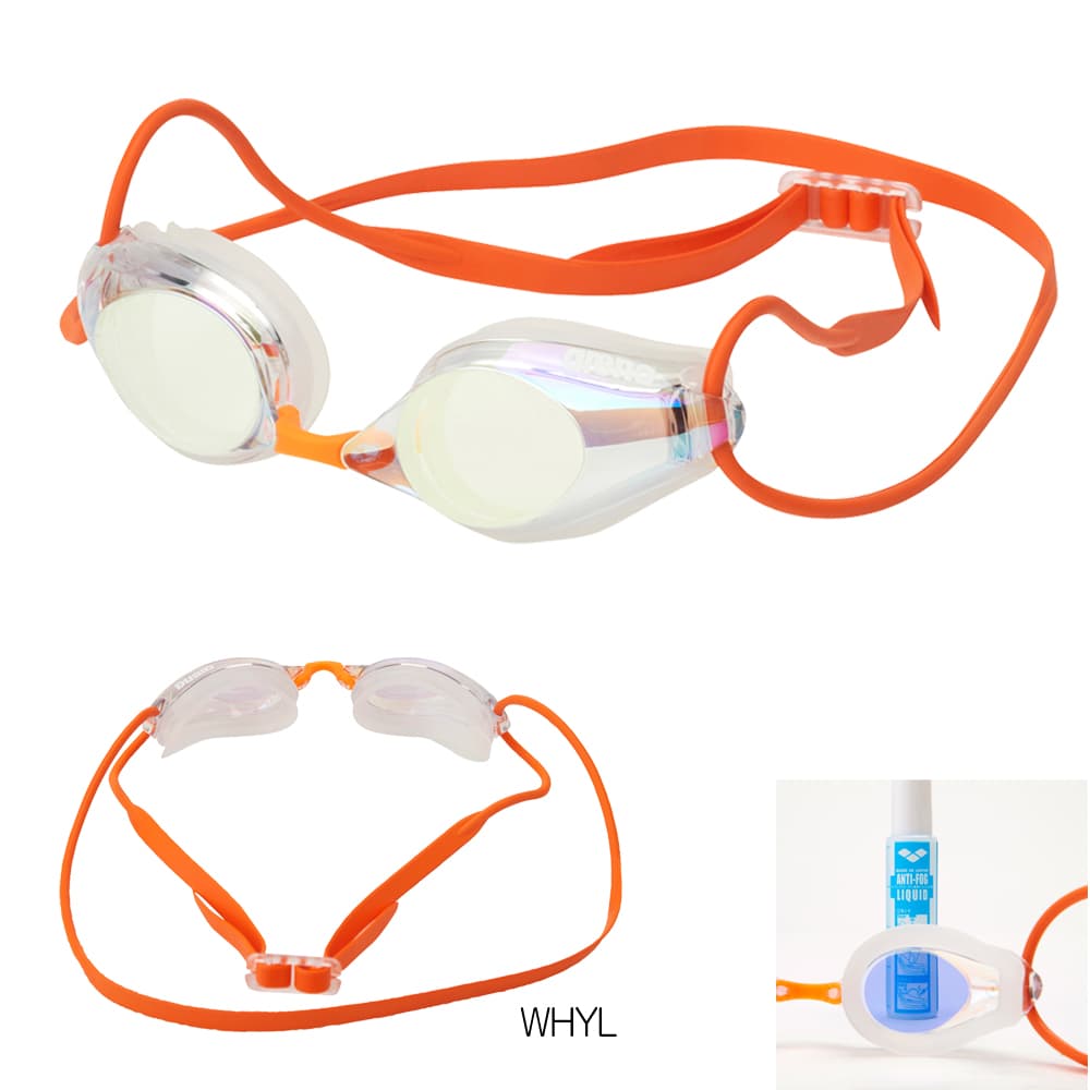 アリーナ（arena） 水泳 レーシングゴーグル スプラッシュ ミラー