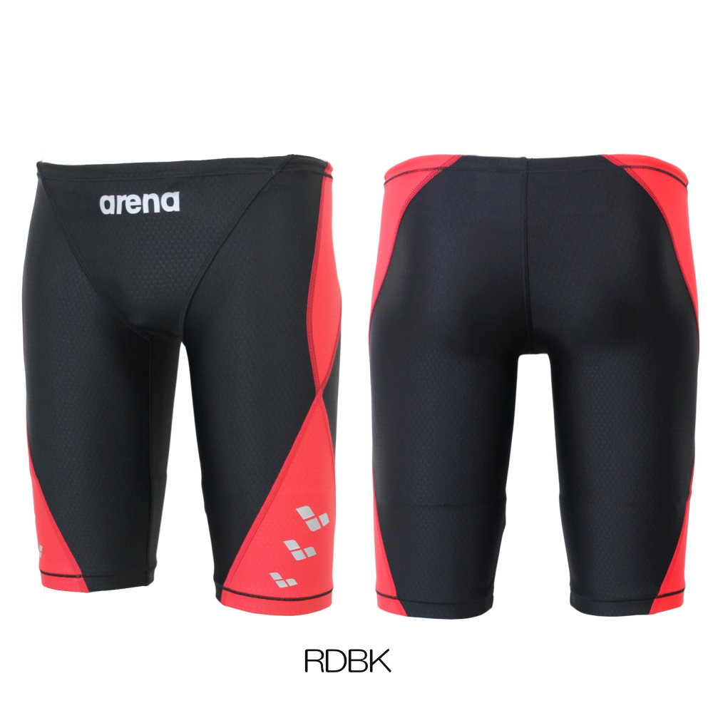 アリーナ ARENA 競泳水着 メンズ レーシングスパッツ ハーフレッグ AQUA RACING アクアレーシング UROKO SKIN ヒカリオリジナル別注 AS5SWMH1MB | アリーナ | 04
