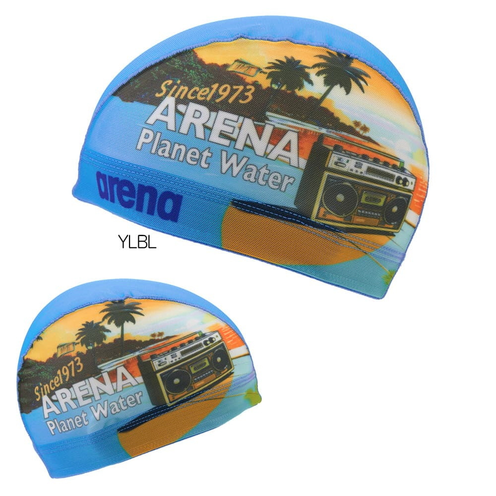 アリーナ ARENA 水泳 メッシュキャップ ...の詳細画像1