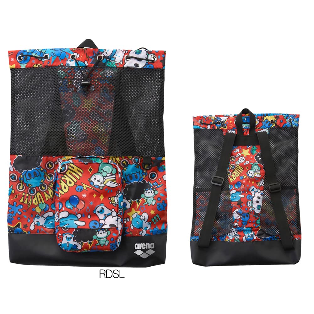 アリーナ（arena） 水泳 アリーナくん STORM CLOUDS メッシュバック