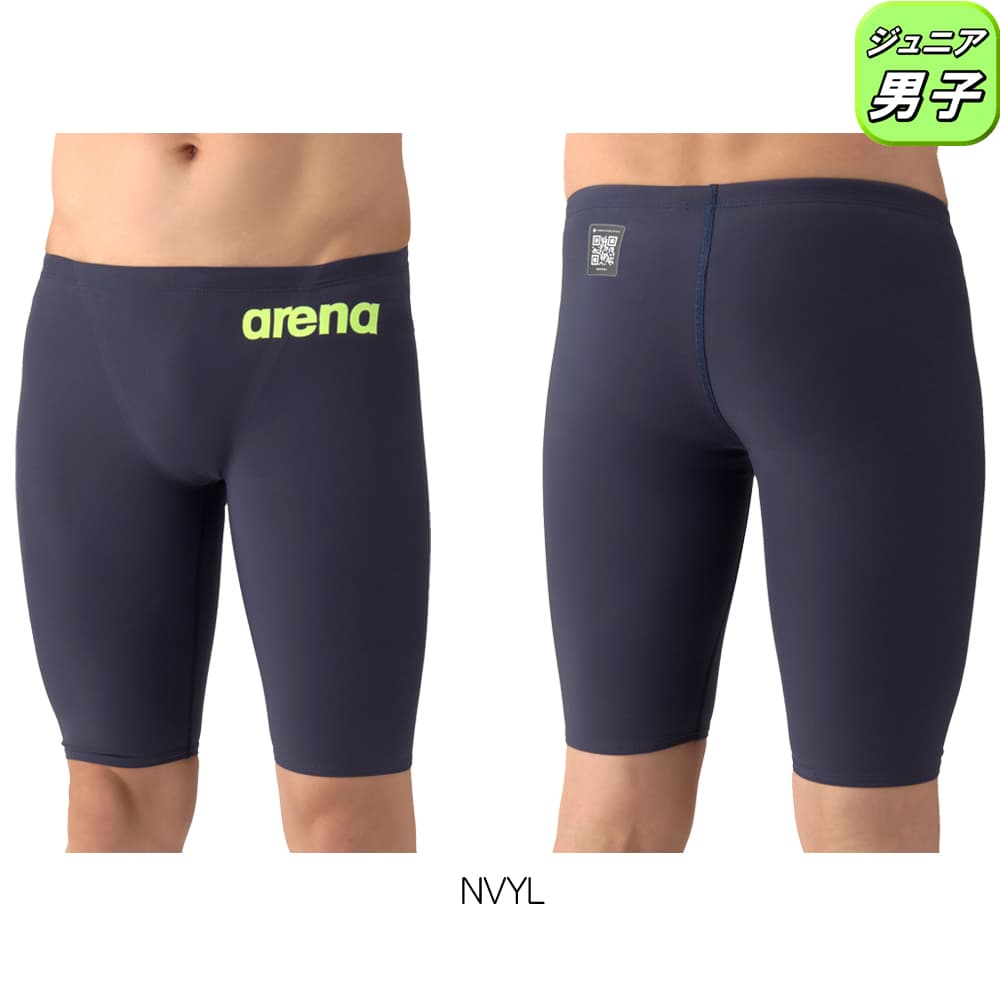 アリーナ ARENA 競泳水着 ジュニア男子 WA承認モデル AQUAFORCE FUSION-ONE レーシングスパッツ ハーフレッグ 2026年春夏モデル AS6SRC12B | アリーナ | 04