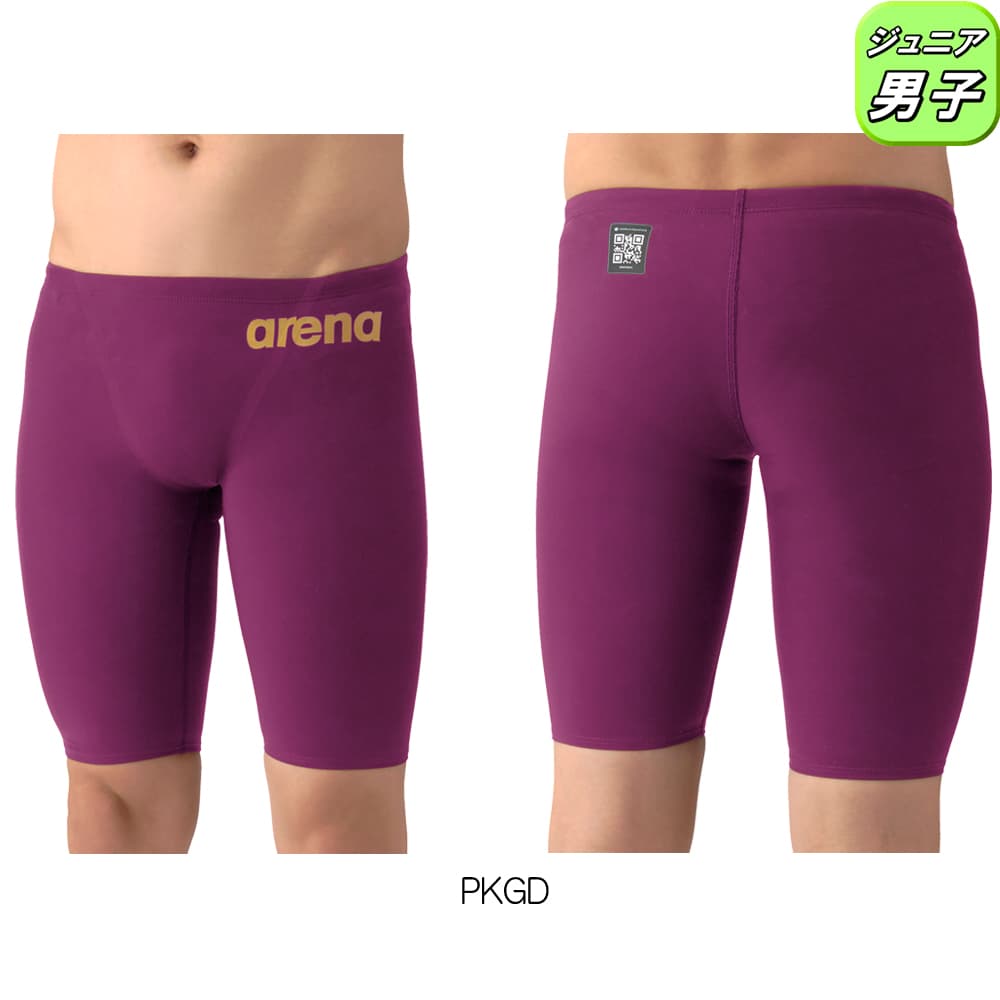 アリーナ ARENA 競泳水着 ジュニア男子 WA承認モデル AQUAFORCE FUSION-ONE レーシングスパッツ ハーフレッグ 2026年春夏モデル AS6SRC12B | アリーナ | 05