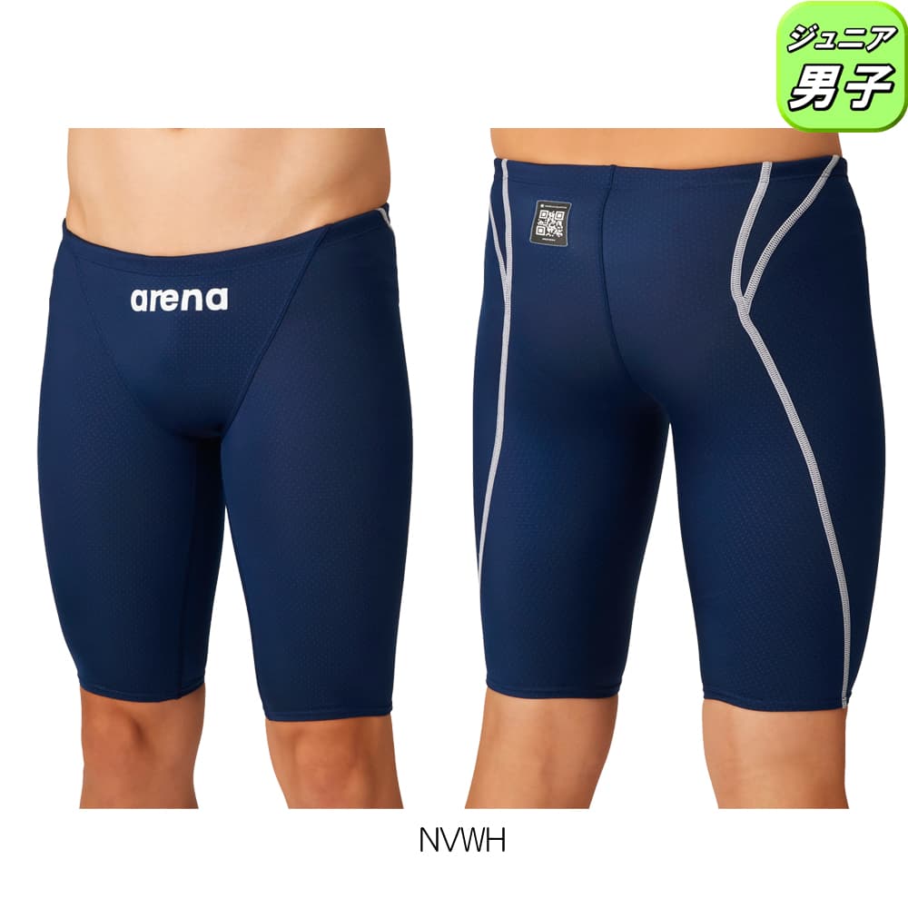 アリーナ ARENA 競泳水着 ジュニア男子 WA承認モデル AQUA ADVANCED AQUA XTREME レーシングスパッツ ハーフレッグ AS6SRC23B 関連画像5