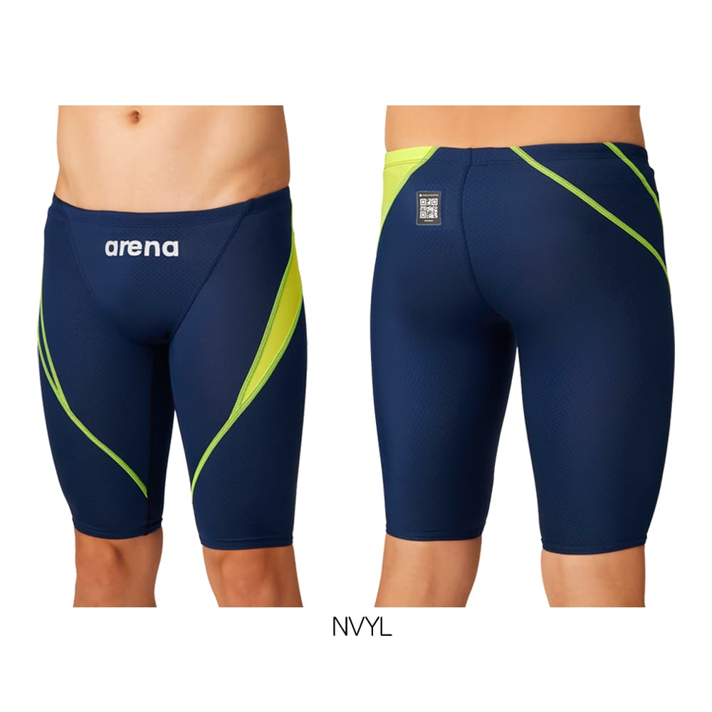 アリーナ ARENA 競泳水着 メンズ WA承認モデル AQUA ADVANCED AQUA XTREME レーシングスパッツ ハーフレッグ 2026年春夏モデル AS6SRC27M | アリーナ | 04