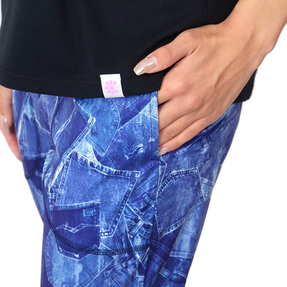 clapクラップ12月新作 定価11,660円デニムポケット クロップドパンツ