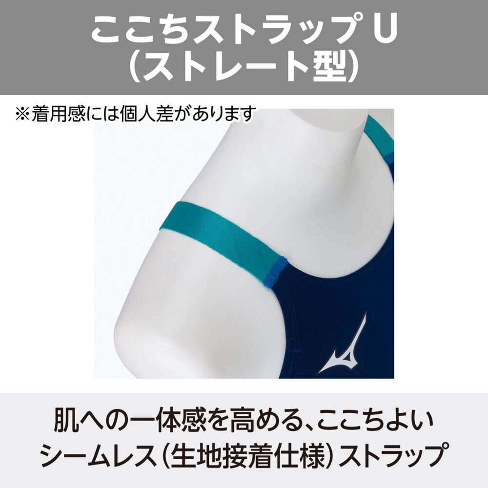 ミズノ MIZUNO 競泳水着 レディース WA承認モデル GX・SONIC DUAL ハーフスーツ オールインワン 2026年春夏モデル N2MGD215 fina マーク ありの画像