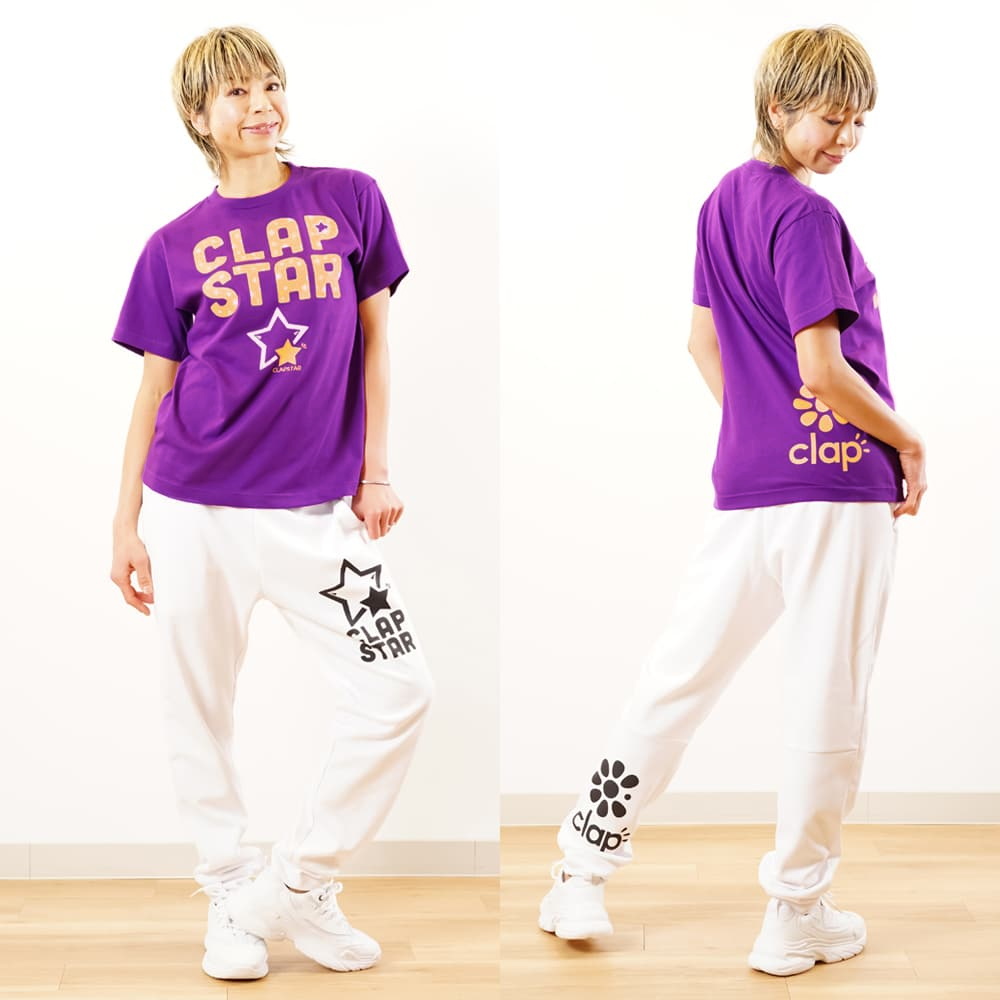 クラップ CLAP スター Tシャツ レディース スポーツアパレル トレーニング フィットネス 女性 CTS24031｜hikarisp｜10