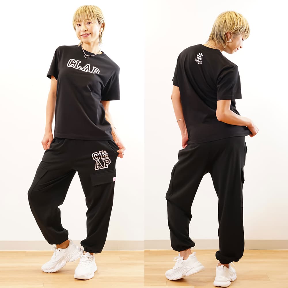 clap トレーニングタンク エフォートレスパンツ セットアップ clap ボックスタンク エフォートレスパンツ セットアップ