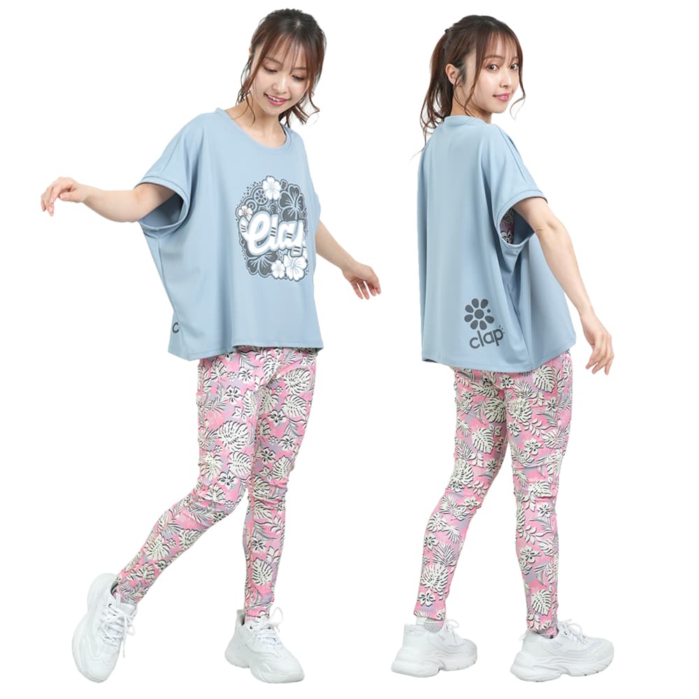 お買い得！未使用 クラップclapレギンス＆タンクトップの上下セットM