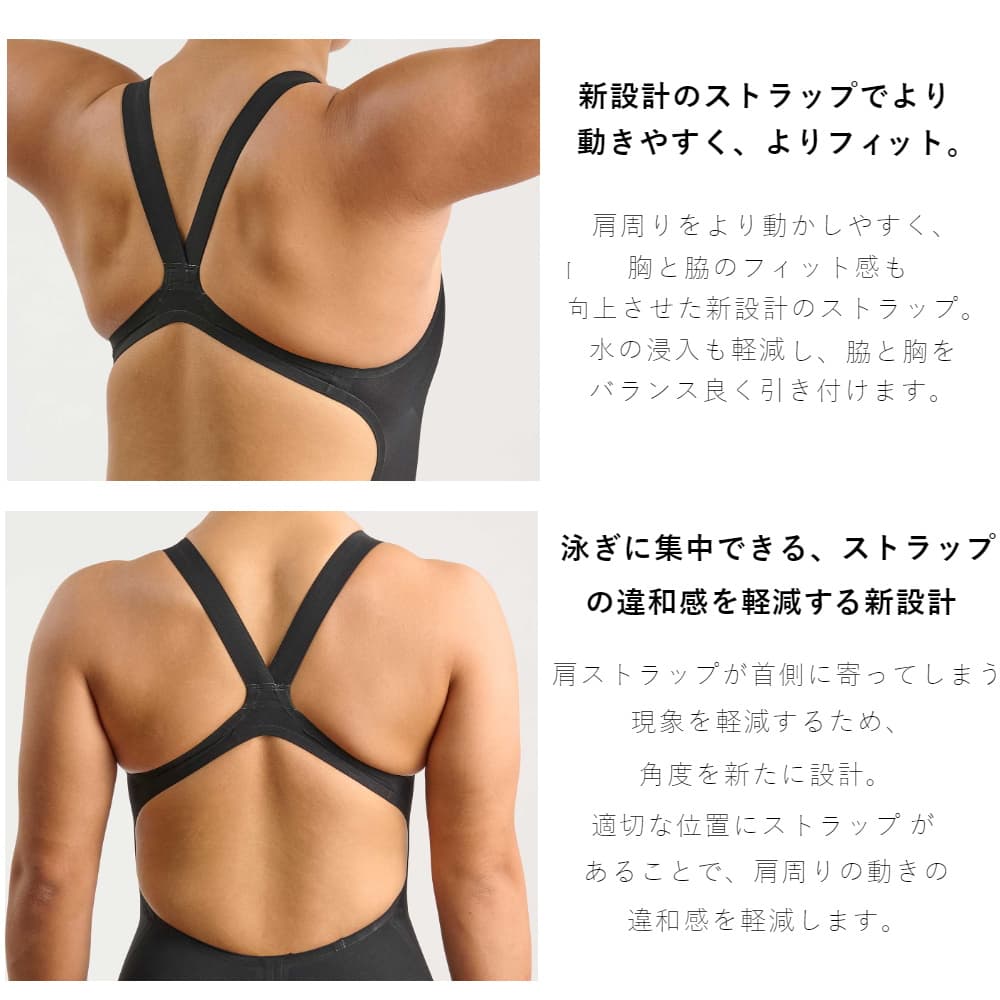 スピード SPEEDO 競泳水着 レディース FASTSKIN LZR Pure GLINT ファストスキンレーザーピュアグリント ウィメンズ オープンバック ニースキン WA承認の画像