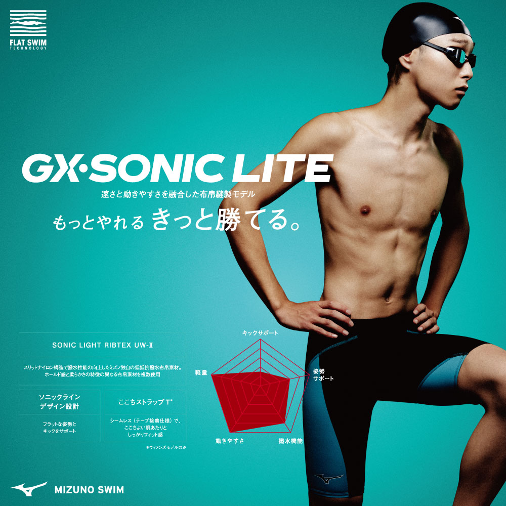 GX・SONIC ミズノ MIZUNO 競泳水着 ジュニア女子 WA承認モデル