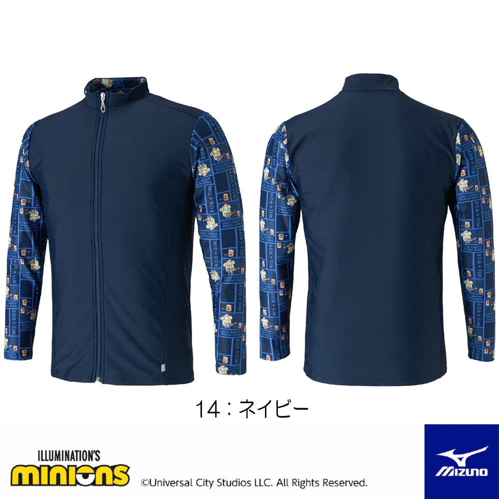 ミズノ MIZUNO ラッシュガード ミニオンズ MINIONS 海水浴 プール 水遊び 紫外線対策 日焼け対策 日よけ ユニセックス 2025年春夏モデル N2JAC500 |  | 03