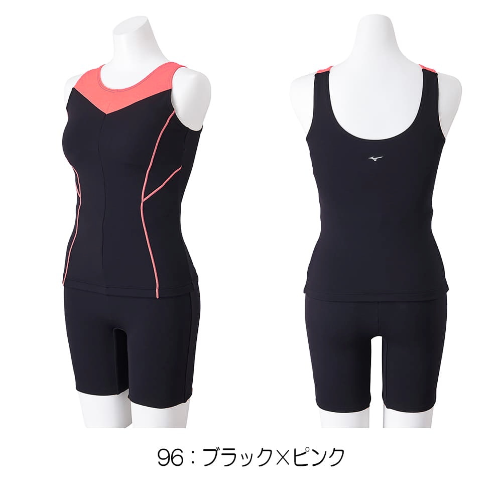 ミズノ MIZUNO フィットネス水着 レディース ふんわりライトセパレーツ パッド付き 2024年春夏モデル N2JGB351 | MIZUNO | 03