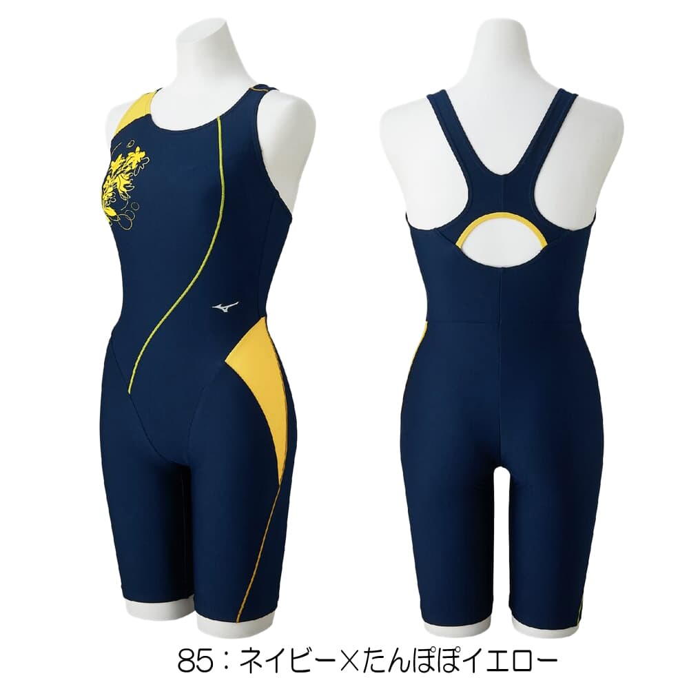 ミズノ MIZUNO フィットネス水着 レディース Stroke ONEオールインワン パッド付き 2026年春夏モデル N2JGD310_1